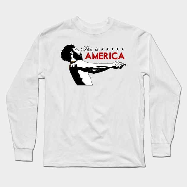 This is America Long Sleeve T-Shirt by Woah_Jonny